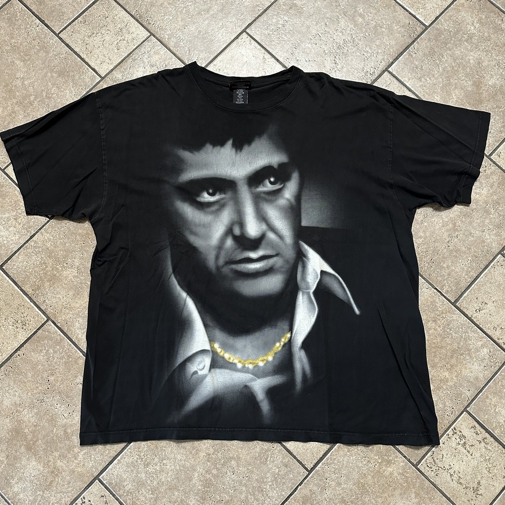 Vintage Universal Studios Official Tony Montana Scarface Men’s T-Shirt Size 2XL