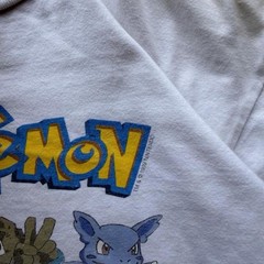 Vintage 90s Retro Pokemon gotta catch Em All White Graphic Shirt