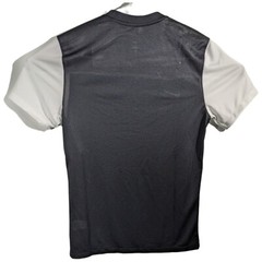 Nike Mens Workout Shirt Black White Tight Athletic Fit Short Sleeve Sports Gym