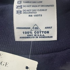 Now and Zen 2XL Dk Blue Shirt Let Me Drop Everything 100% Cotton Preshrunk w Tag