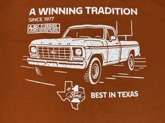 1977 Ford Truck T-shirt ( Texas Longhorns) Size Large – See Description