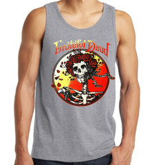 Grateful Dead Rock Band Men’s Tank Top (Multiple Colors)