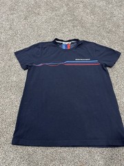 BMW Motorsport Navy L Men’s Crew Neck T-Shirt Short Sleeve Logo Graphic Print