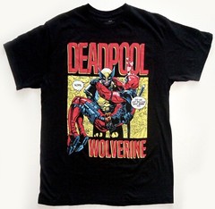 Deadpool Wolverine Unisex Adult Medium (M) 100% Cotton S/S t-shirt New Marvel