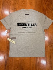 Essentials Set T-shirt and Short in Dark Oatmeal (size XS)