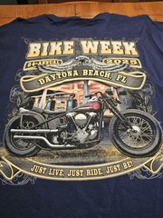 Mens Tshirt 3XL Bike Week 2025 Daytona Beach FL 84th Dk Blue NOS Motorcycle F10