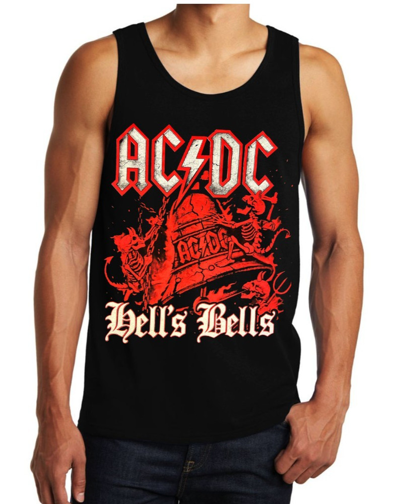 AC/DC Hell’s Bells PUNK ROCK Band Tank Top (Multiple Colors)