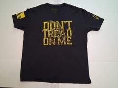Grunt Style “Don’t Tread on Me” T-Shirt Men’s 2XL Graphic Shirt Black Yellow USA