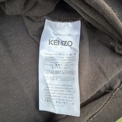 KENZO Paris Box Logo T Shirt short sleeve Black Red Small