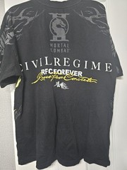 Civil Regime x Mortal Kombat Scorpion Graphic Tee Black Size Large