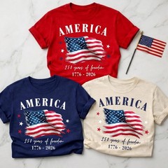 HOT!!! USA 250th Birthday Shirt, 4th July Family Shirts, 4th July Tee