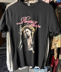 Romeo Santos USA Tour 2023 Black Graphic Print 100% Cotton Tee T-Shirt SZ Medium