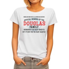 Douglas CLAN MENS FAMILY T-SHIRT BIRTHDAY PRESENT