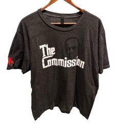 District Made The Godfather “The Commission” men’s short sleeved grey t-shirt XL