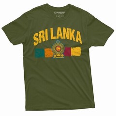 Sri Lanka T-shirt National Patriotic Sri Lankan Tee Shirt Mens Womens Tee
