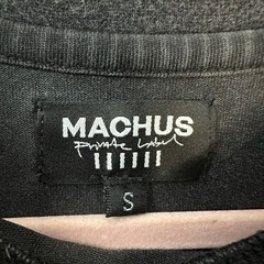 Machus Private Label Men’s Oversized T Shirt Washed Black Size Small