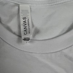 Bella Canvas Mesn GSR White Tee Shirt Size Large