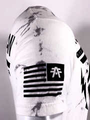 AMERICAN FIGHTER Men’s T-Shirt FAIRBANKS Athletic Biker white MMA S-5XL