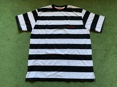 MEN’S YG 4HUNNID 400 STAY BRAZY WHITE BLACK STRIPED TEE T-SHIRT SIZE 2XL NEW