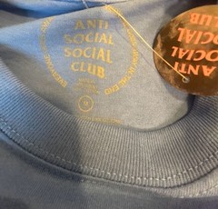 Anti Social Social Club Hot At First Light Blue Flame Tee