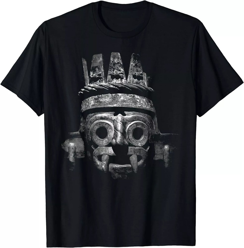 HOT SALE! Tlaloc Face Aztec God T-Shirt S-5XL