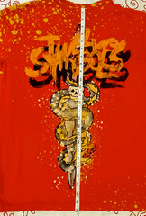 TWELVE SYMBOLS Men’s T-shirt Size M – Skull & Beads Two Side
