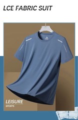 SlimFit CHRLCK Men’s Quick Dry Running T-Shirt Breathable Sports Gym Fitness Top
