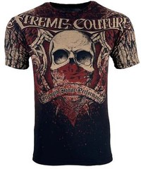Xtreme Couture by Affliction Men’s T-Shirt ORTHODOX Skull Biker