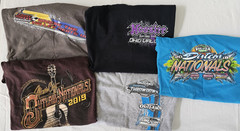 Lot of (5) Racing Event T-Shirts Music City Dirt Car Nationals Hoosier 2XL