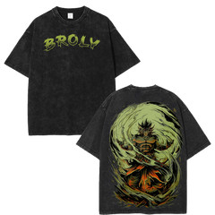 DBZ Vegeta Broly Anime Graphic Tee Fans And Lovers Streetwear Tshirt