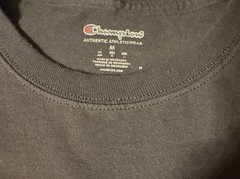 Champion Dragon BallZ Goku Black Cotton Graphic Print Crew Neck T-Shirt M
