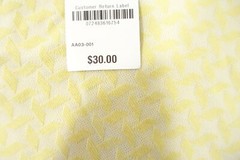 ALFANI GEO TEXTURED YELLOW XL SOFT PATTERN TEE TSHIRT MENS NWT NEW