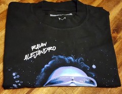 Rauw Alejandro Saturno World Tour 2023 T-Shirt Size X-Large Black NWOT ~ READ