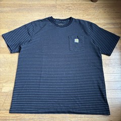 Carhartt Pocket T Shirt Lot Of 2 Striped Size XL