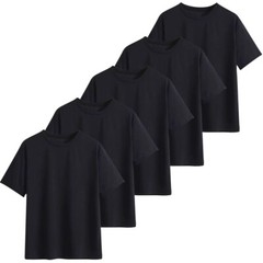 Mens Heavy Blend Plain T-Shirt 100% Cotton High Quality Short Sleeve 3 Pk 5 Pack