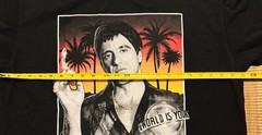Scarface Heavy Weight Adult XL The World Is Yours 2-Sided T-Shirt