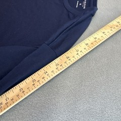 Unbound Merino Wool Shirt XL Men’s Long Sleeve Crew Navy Blue Comfort