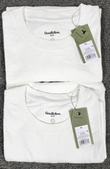 Men’s Crew Neck T Shirt XL White “Pack of 2” Pocket Relaxed Fit Goodfellow Co