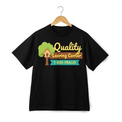 Quality Learning Center Graphic T Shirt Funny Parody Design Unisex Tee