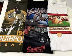 Lot of 5 Random Men’s Graphic Tees T-Shirts LIQUIDATION Size L, XL, 2X