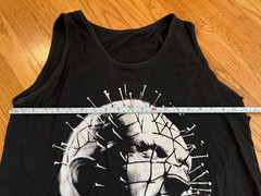 Hellraiser Pinhead Tank Top Black Shirt Size Med/Large Horror Movie READ BELOW