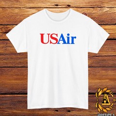 USAir Retro Logo T-Shirt Black/Grey/White/Navy/Red/Light Blue