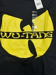 Wu-Tang Clan Logo T-Shirt Black With Yellow Logo Brand New Size SMALL-Ships ASAP