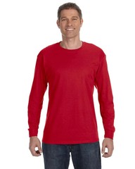 Gildan G540 Men’s Heavy Cotton Preshrunk T Shirt Long Sleeve Crew Neck T-Shirt