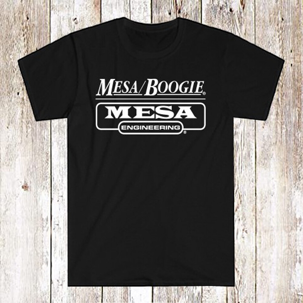 Mesa Boogie Music Equipment Company Logo Men’s Black T-Shirt Size S-5XL