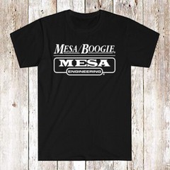 Mesa Boogie Music Equipment Company Logo Men’s Black T-Shirt Size S-5XL