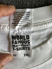 Shaka Wear Men’s Super Max Heavyweight Stylish T-Shirt 2XL Famous Barrioland ABN