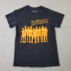 Haikyu!! Team Silhouette Anime Shirt Mens Small Karasuno High Graphic Print