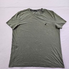 Nautica Green Short Sleeve Cotton Blend Performance T-SHirt Men’s L