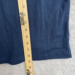 NEW Banana Republic Men’s M Luxe Touch Performance Tee 100% Cotton Navy Blue